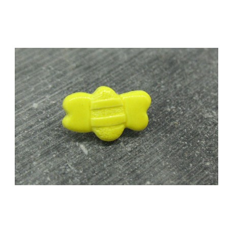 Bouton abeille jaune émaillé verni 13 15 18mm