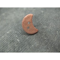 Bouton lune brique 18mm