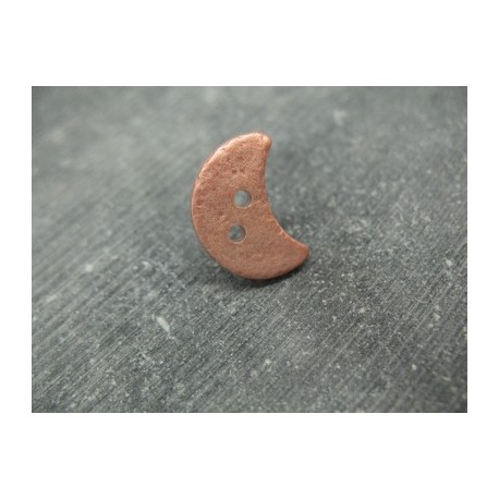 Bouton lune brique 18mm