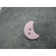 Bouton lune rose 18mm