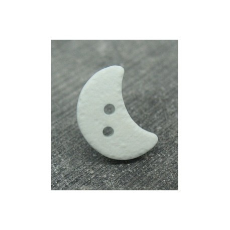 Bouton lune gris bleu 18mm