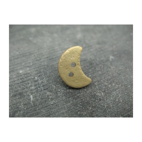 Bouton lune or 18mm