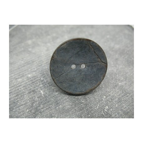 Bouton coco bleu 30mm