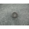 Bouton métal roue inca vieil argent 15mm