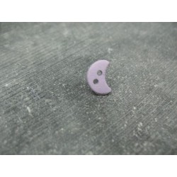 Bouton lune violet mat 12mm