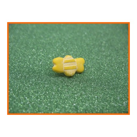 Bouton abeille jaune N°2  15mm