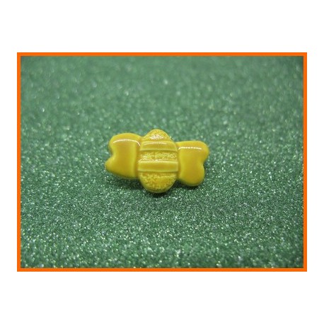 Bouton abeille jaune N°3 18mm