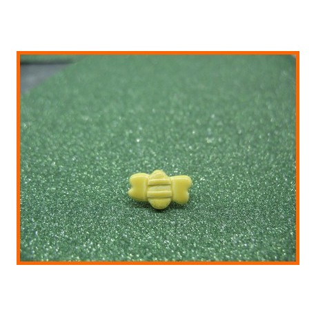 Bouton abeille jaune N°4  12mm