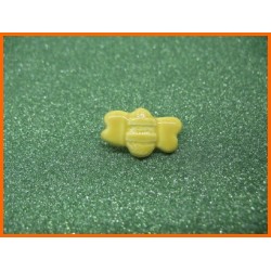 Bouton abeille jaune N°5  18mm