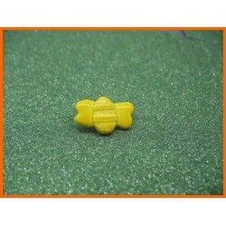 Bouton abeille jaune  N°9  18mm